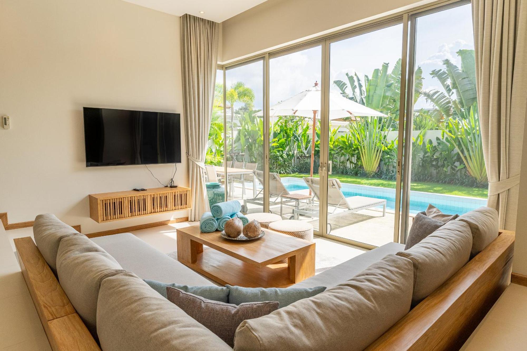 Trichada Breeze 3Br Stylish Villa, 15 Min To Layan Beach Thalang Exteriör bild