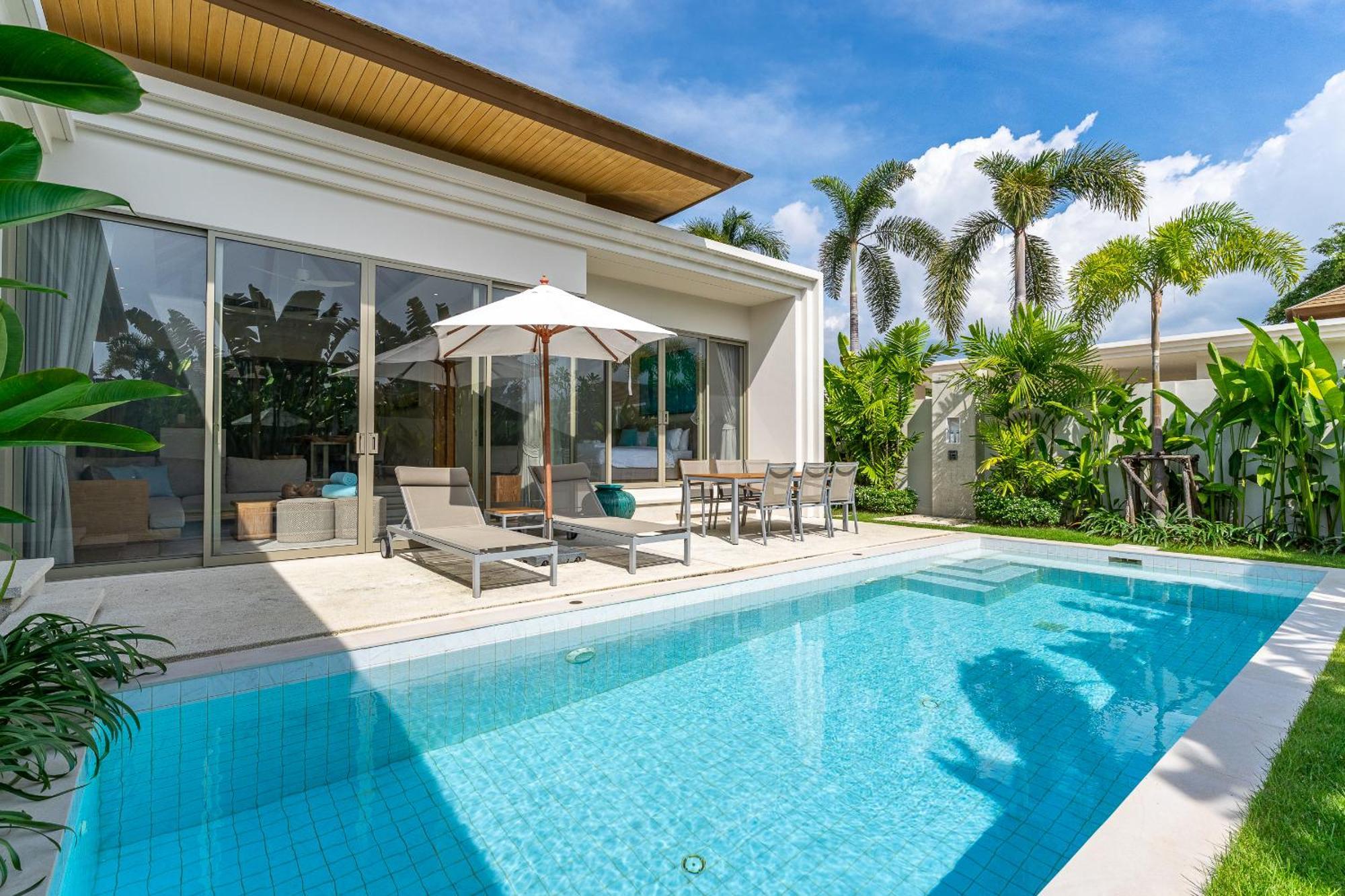 Trichada Breeze 3Br Stylish Villa, 15 Min To Layan Beach Thalang Exteriör bild