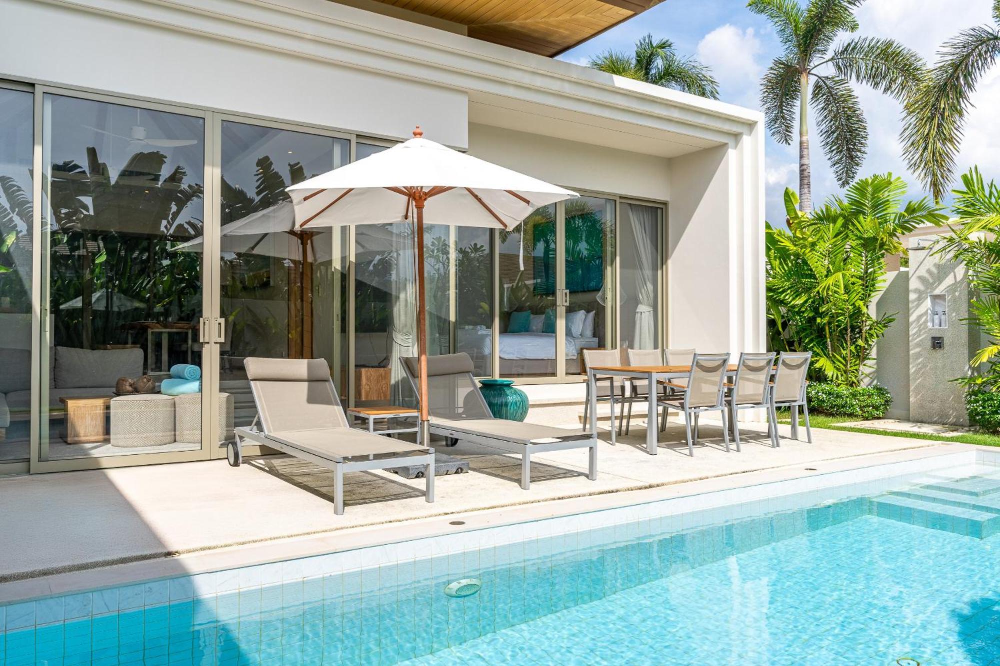 Trichada Breeze 3Br Stylish Villa, 15 Min To Layan Beach Thalang Exteriör bild